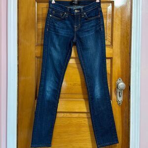 J Brand Dark Vintage Wash Blue Denim Skinny Jeans Size 24 Women’s